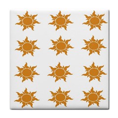 Sun Cupcake Toppers Sunlight Tile Coasters