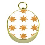 Sun Cupcake Toppers Sunlight Gold Compasses Front