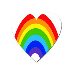 Rainbow Heart Magnet