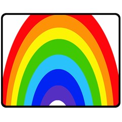 Rainbow Fleece Blanket (medium) 