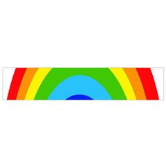 Rainbow Flano Scarf (small) by Alisyart