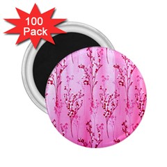 Pink Curtains Background 2 25  Magnets (100 Pack)  by Simbadda