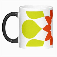 Tikiwiki Abstract Element Flower Star Red Green Morph Mugs