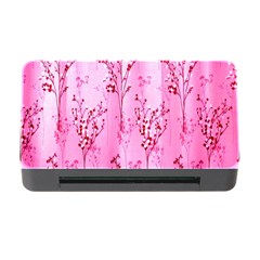 Pink Curtains Background Memory Card Reader With Cf by Simbadda