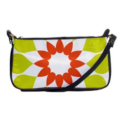 Tikiwiki Abstract Element Flower Star Red Green Shoulder Clutch Bags