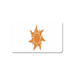 Sunlight Sun Orange Magnet (name Card) by Alisyart