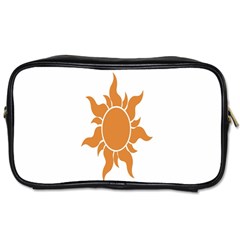 Sunlight Sun Orange Toiletries Bags by Alisyart