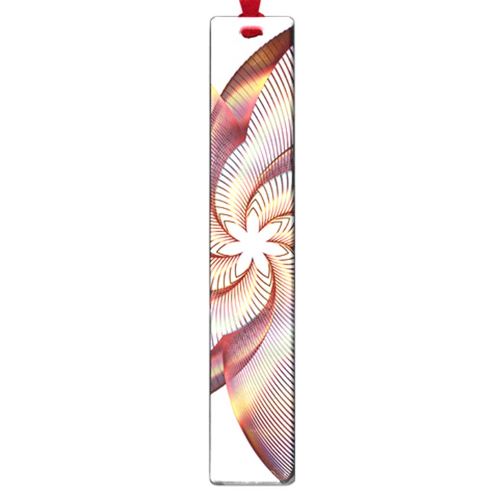 Prismatic Flower Line Gold Star Floral Large Book Marks