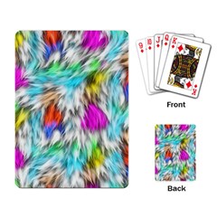 Fur Fabric Playing Card by Simbadda