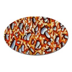 Pebble Painting Oval Magnet