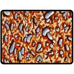 Pebble Painting Double Sided Fleece Blanket (Large)  80 x60  Blanket Front