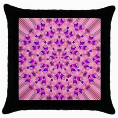 Mandala Tiling Throw Pillow Case (black) by Simbadda