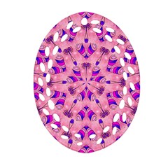 Mandala Tiling Oval Filigree Ornament (two Sides) by Simbadda