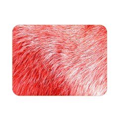 Pink Fur Background Double Sided Flano Blanket (mini)  by Simbadda