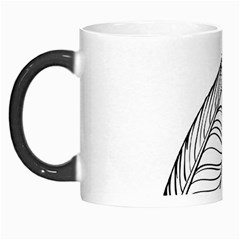 Feather Line Art Morph Mugs by Simbadda