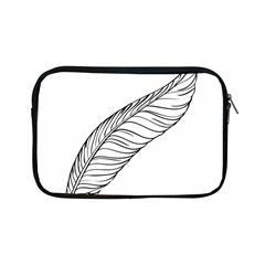 Feather Line Art Apple iPad Mini Zipper Cases