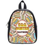 Egg Hunter colorful School Bag (Small) Front