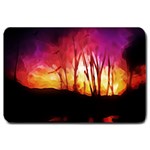 Fall Forest Background Large Doormat  30 x20  Door Mat