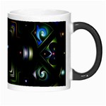 Geometric Line Art Background In Multi Colours Morph Mugs Right