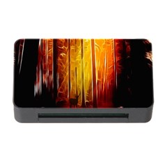 Artistic Effect Fractal Forest Background Memory Card Reader With Cf by Simbadda