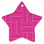 Pattern Star Ornament (Two Sides) Back