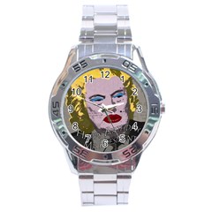 Happy Birthday Mr  President  Stainless Steel Analogue Watch by Valentinaart