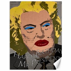 Happy Birthday Mr  President  Canvas 36  X 48   by Valentinaart