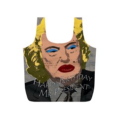 Happy Birthday Mr  President  Full Print Recycle Bags (s)  by Valentinaart