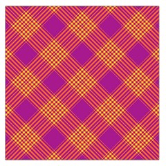 Pattern Large Satin Scarf (square)