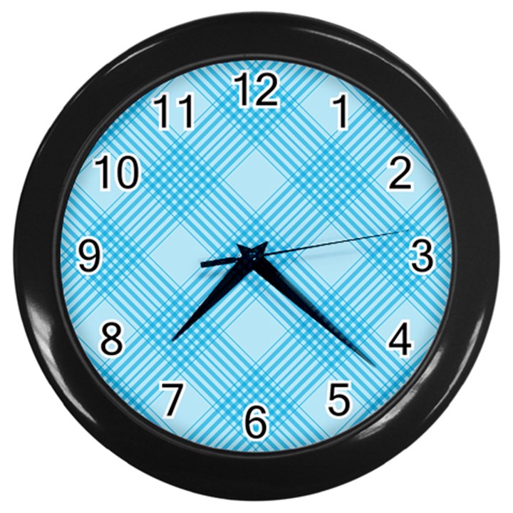 Pattern Wall Clocks (Black)