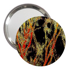 Artistic Effect Fractal Forest Background 3  Handbag Mirrors by Simbadda