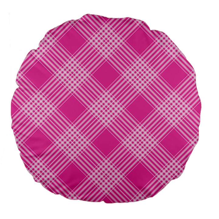 Pattern Large 18  Premium Flano Round Cushions