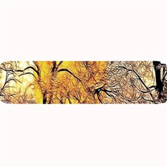 Summer Sun Set Fractal Forest Background Large Bar Mats by Simbadda