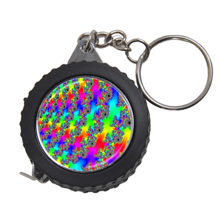 Digital Rainbow Fractal Measuring Tapes