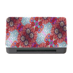 Floral Flower Wallpaper Created From Coloring Book Colorful Background Memory Card Reader With Cf by Simbadda
