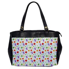 Decorative Spring Flower Pattern Office Handbags by TastefulDesigns