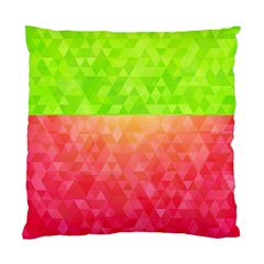 Colorful Abstract Triangles Pattern  Standard Cushion Case (one Side) by TastefulDesigns