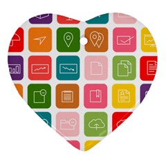 Icons Vector Ornament (heart) by Simbadda