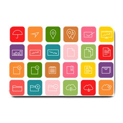 Icons Vector Small Doormat  by Simbadda