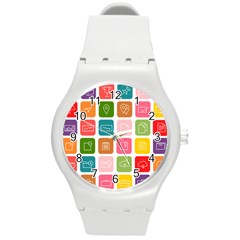 Icons Vector Round Plastic Sport Watch (m) by Simbadda