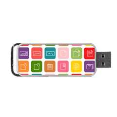 Icons Vector Portable Usb Flash (two Sides) by Simbadda