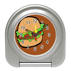 Burger Double Travel Alarm Clocks by Simbadda