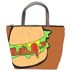 Burger Double Bucket Bags by Simbadda