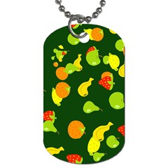 Seamless Tile Background Abstract Dog Tag (two Sides)