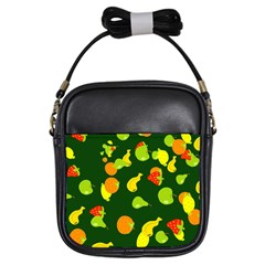 Seamless Tile Background Abstract Girls Sling Bags