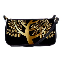 Abstract Art Floral Forest Shoulder Clutch Bags