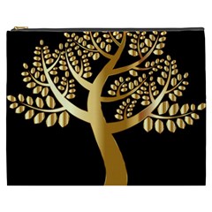 Abstract Art Floral Forest Cosmetic Bag (xxxl)  by Simbadda