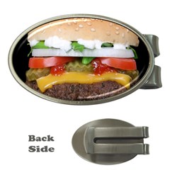 Abstract Barbeque Bbq Beauty Beef Money Clips (oval) 