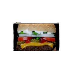 Abstract Barbeque Bbq Beauty Beef Cosmetic Bag (small)  by Simbadda