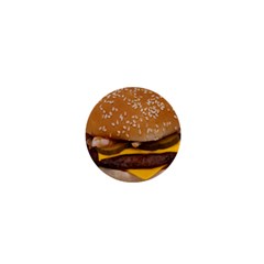 Cheeseburger On Sesame Seed Bun 1  Mini Buttons